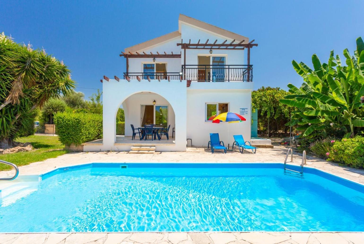 Sun Beach Villa Thio 폴리스 외부 사진