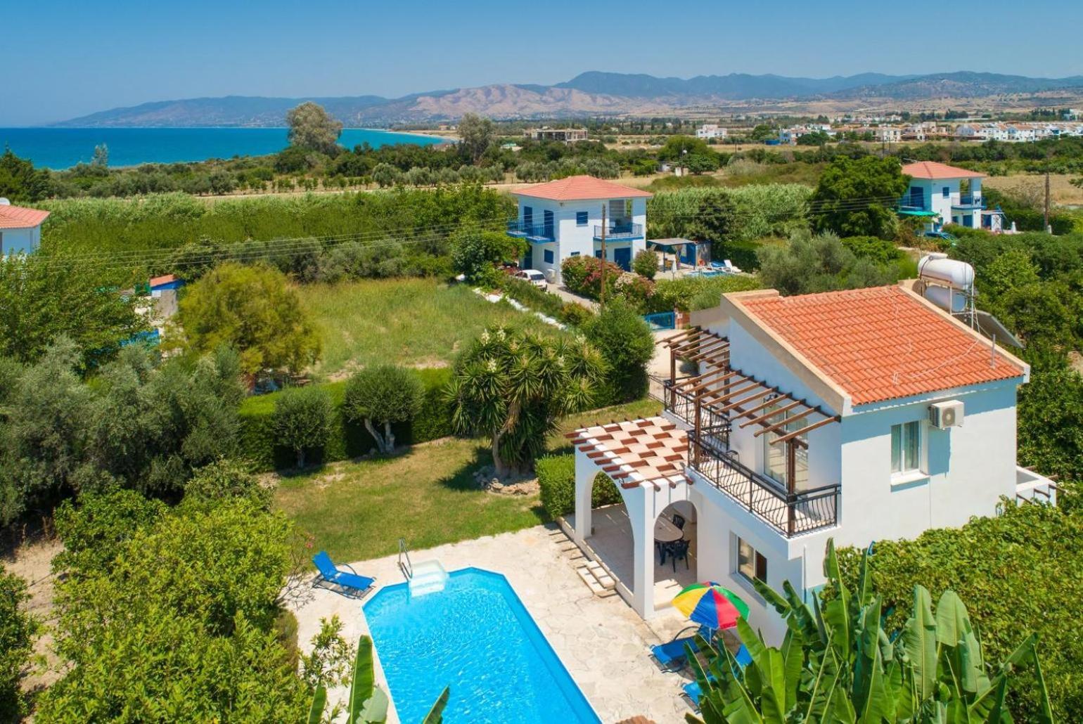 Sun Beach Villa Thio 폴리스 외부 사진