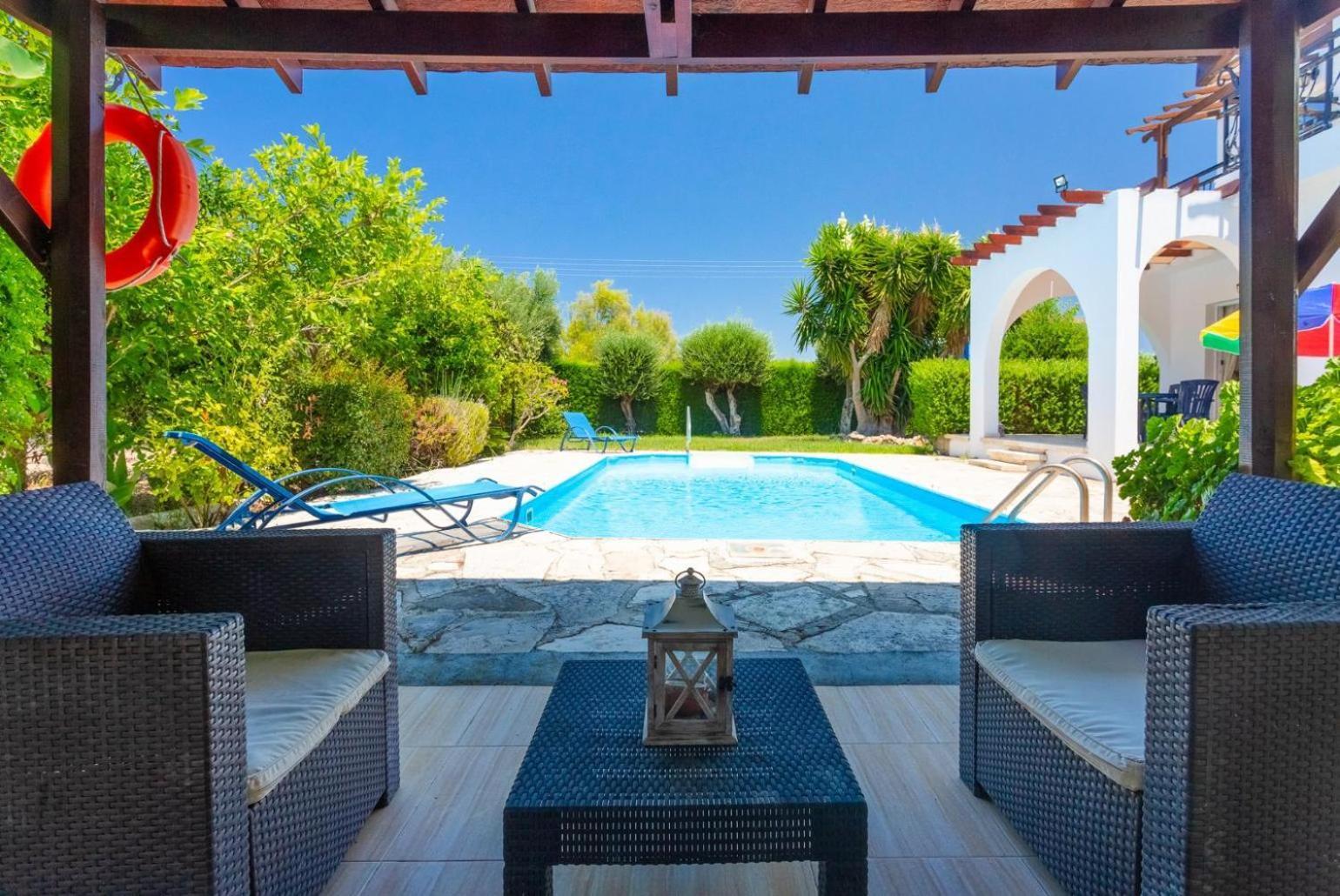 Sun Beach Villa Thio 폴리스 외부 사진